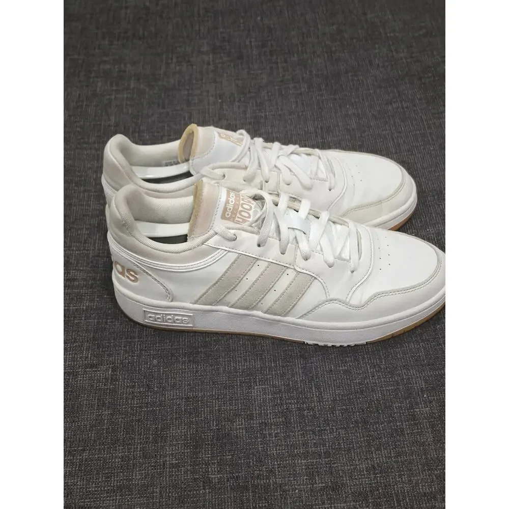 adidas Hoops 3.0 Low Classic Vintage White Magic Beige Men’s Size 8.5 IF2634